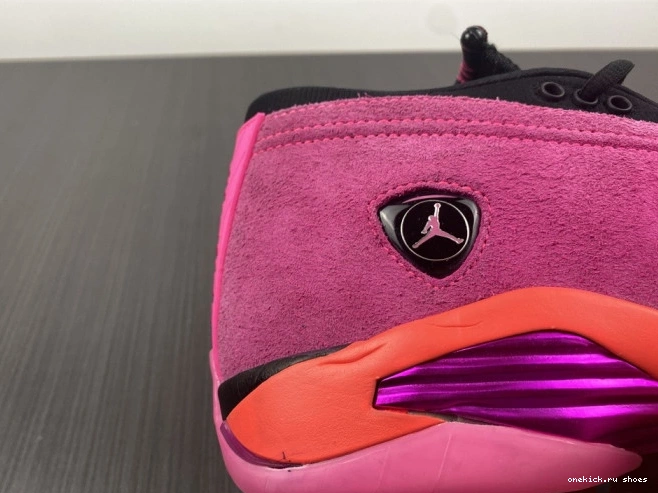 Cheap DH4121-600 Jordan 14 Pink Retro Low Shocking (W) 0810